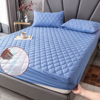 ¡Colchón manchado, nunca más! Funda de colchón acolchada gruesa impermeable, Protector de colchón.