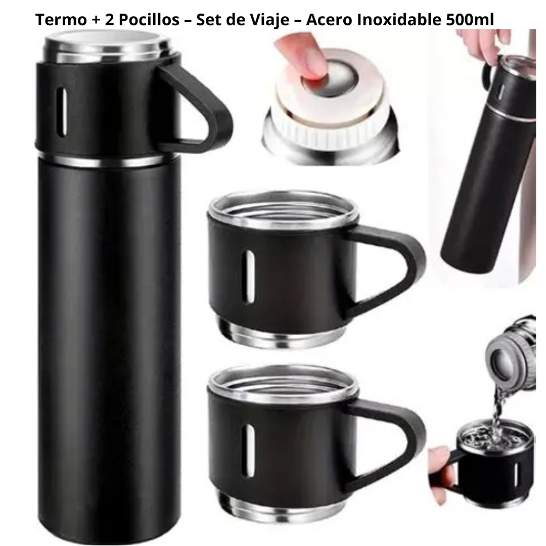 COMBO ALMUERZO PERFECTO: Porta comida eléctrico + Termo + Tapas de regalo