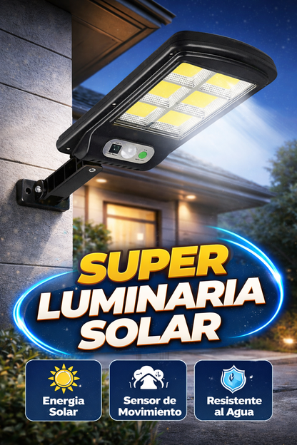 Lampara Panel Solar Exteriores Led